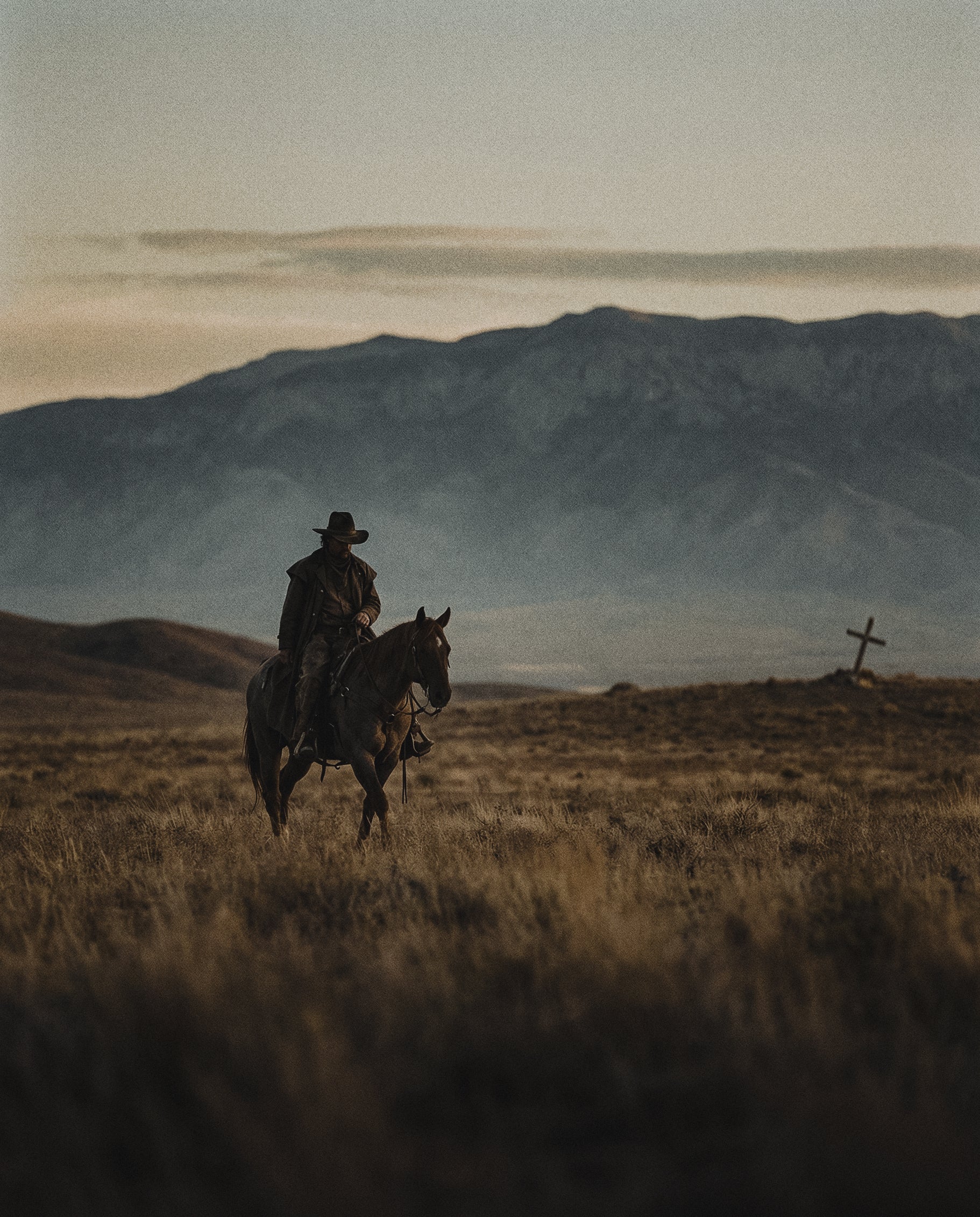 COWBOY AND THE CROSS PRINT