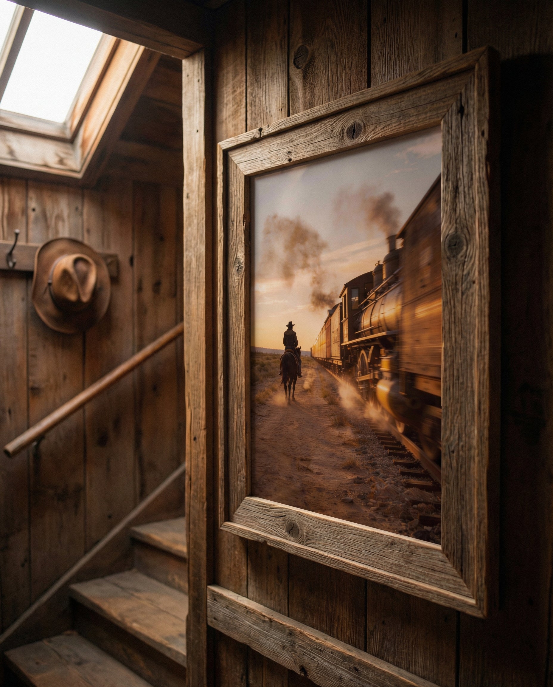 MISSED THE TRAIN PRINT